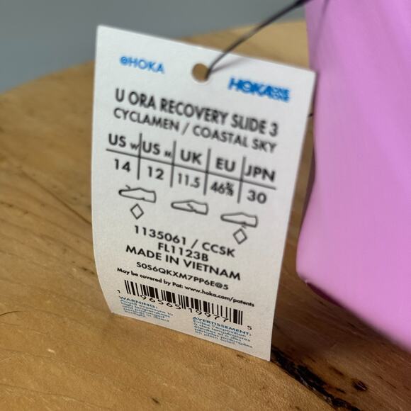 Hoka One One Ora Recovery Slide 3 Mens Size 12 Cyclamen Coastal Sky Sandals NEW - Picture 8 of 9